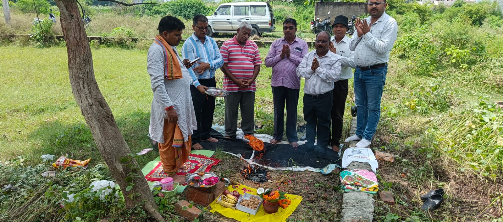 Bhumi Pujan of U.P.L.A. Building