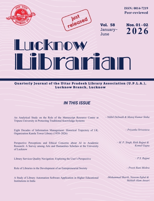 Release of Lucknow Librarian, Vol.58, Nos 01-02 (2026)